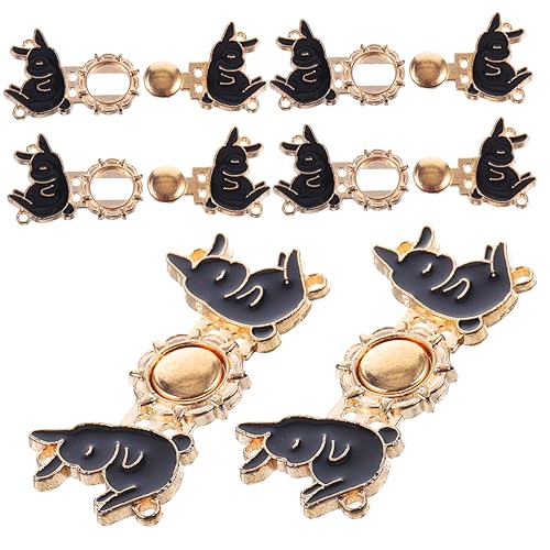 Kunststoffknopf, 10er-Pack mehrfarbige Jeans-Taillenknöpfe 3 x 1,5 x 0,2 cm(As Shown 2) von QCKNKMGG
