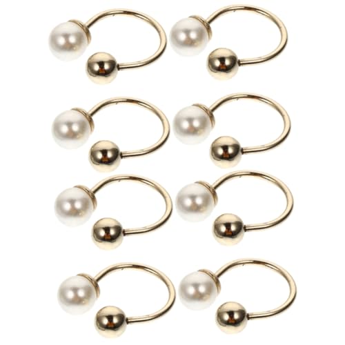 Kunststoffknopf, 8 Stück Perlen Sicherheitsnadel Mode Brosche Schal Pin Kragenknopf for Frauen Kunststoffknopf, 8 Stück Perlen Sicherheitsnadel Mode Brosche Schal Pin Kragenknopf for Frauen von QCKNKMGG