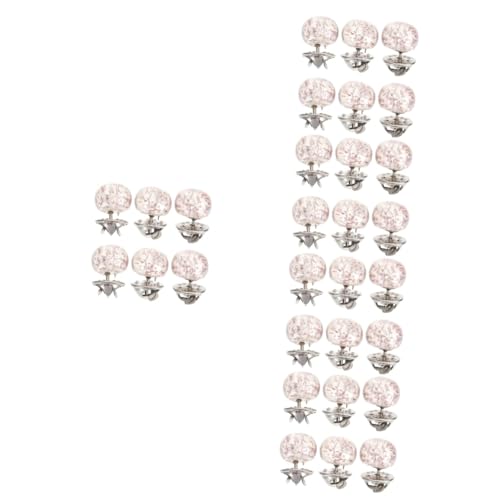 Kunststoffknopf, Kragen-Druckknopf-Corsagen for Damen, 6er-Pack, mehrfarbig, 1,7 x 1,1 cm(Pinkx5pcs,1.7X1.1cmx5pcs) von QCKNKMGG