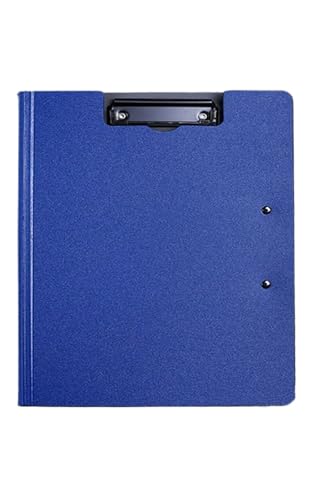 Niedliche Klemmbretter Board Clips, 2PCS A4 Datei Ordner Schreiben Pad Memo Clip Bord Doppel Clips Organizer for Unternehmen(Blue) von QCKNKMGG