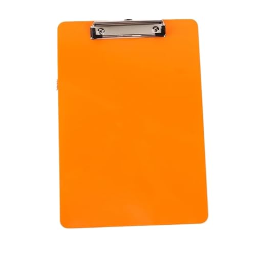 Niedliche Klemmbretter Board Clips, 3 stücke A4 Büroklammerhalter Informationsordner Speicherorganisator Schulschreibwaren Suppliesfor Unternehmen(Orange) von QCKNKMGG