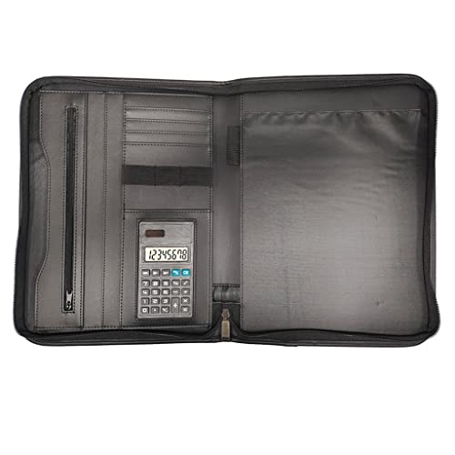 PU-Sitzungskarte, A4 PU Leder Reißverschluss Klemmbrett Ordner Konferenz Padfolio Multicolor(C) von QCKNKMGG