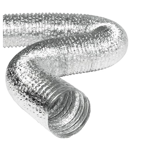 QCKNKMGG EIN versteh versteh ich Nicht. Belüftung Luftkanäle Flexibler Schlauch Belüftungskanäle Aluminiumfolie mit 2 Klemmen 80/100/120/150/160/170/180/200/250/300 mm(3.0m 100mm) von QCKNKMGG