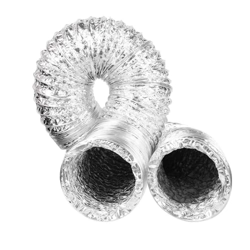 QCKNKMGG EIN versteh versteh ich Nicht. Flexibler Aluminium-Schlauch for Wäschetrockner und Klimaanlage, 80/100/120/150/160/170/180/200/250/300 mm, mit 2 Klemmen(2m 170mm) von QCKNKMGG
