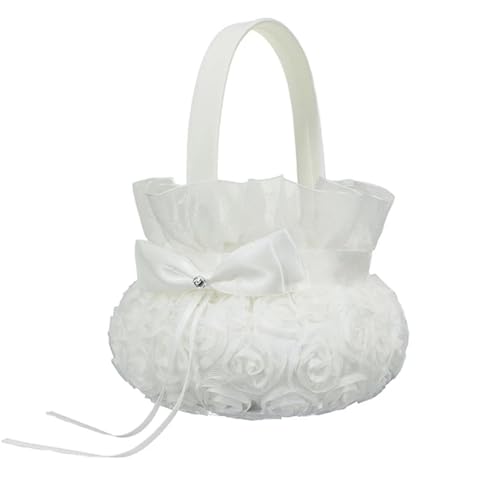 QCKNKMGG Hochzeitsdekoration Blumenmädchen Korb, Zeremonie Korb Lagerung Candy Kleine Karte Container Party Hochzeit Dekoration QCKNKMGG Hochzeitsdekoration Blumenmädchen Korb, Zeremonie Korb Lagerung Candy Kleine Karte Container Party Hochzeit Dekoration von QCKNKMGG