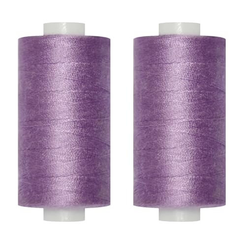 Nähgarn (Violett, 2 Spulen) von QCZKB
