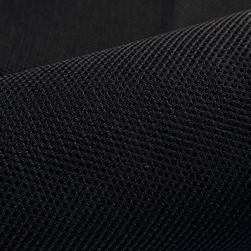 QDTD 160 cm Breit Mesh Stoff Air Mesh Leichte Polyester Sportbekleidung,Sportbekleidung,Badebekleidung,Tanzbekleidung,Yogabekleidung,Tischdecke Verkauft von 1m(Schwarz)(Size:1.6 * 3m) von QDTD