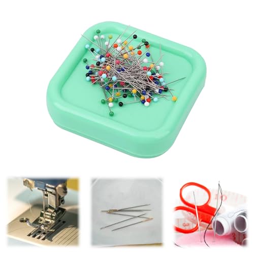 QEEROYO Magnetic Sewing Needle Cushion, Magnetic Pin Cushion, Magnetische Nähen Nadelkissen, Magnetische Aufbewahrungsbox Nadelkissen, Magnetnadelkissen, Magnet Nadelkissen, Nähzubehör, Mintgrün QEEROYO Magnetic Sewing Needle Cushion, Magnetic Pin Cushion, Magnetische Nähen Nadelkissen, Magnetische Aufbewahrungsbox Nadelkissen, Magnetnadelkissen, Magnet Nadelkissen, Nähzubehör, Mintgrün von QEEROYO
