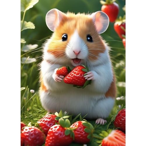 QENSPE 5D Diamond Painting Maus Diamant Painting Bilder DIY Full Rund Diamond Art Set Erwachsene, Erdbeere Tier Diamant Kunst Malerei Stickerei Set Kreuzstich Bilder Home Wand Dekor 30x40cm QENSPE 5D Diamond Painting Maus Diamant Painting Bilder DIY Full Rund Diamond Art Set Erwachsene, Erdbeere Tier Diamant Kunst Malerei Stickerei Set Kreuzstich Bilder Home Wand Dekor 30x40cm von QENSPE