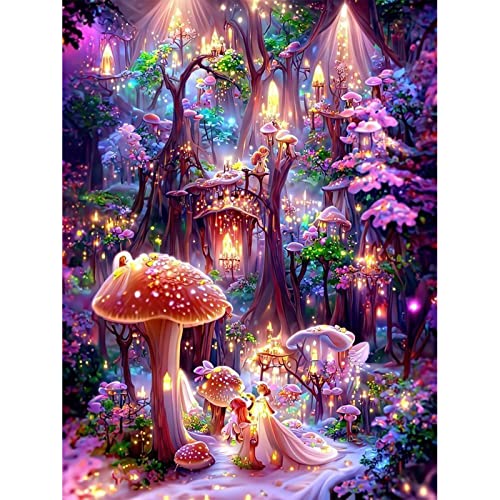 QENSPE 5D Diamond Painting Set Fantasy Wald Diamant Painting Bilder Prinzessin Diamond Art Erwachsene Full DIY Diamant Kunst Malerei Stickerei Set Kreuzstich Bilder Home Wand Dekor 30x40cm QENSPE 5D Diamond Painting Set Fantasy Wald Diamant Painting Bilder Prinzessin Diamond Art Erwachsene Full DIY Diamant Kunst Malerei Stickerei Set Kreuzstich Bilder Home Wand Dekor 30x40cm von QENSPE