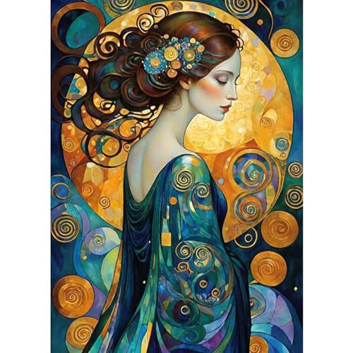 QENSPE 5D Vintage Diamond Painting Set für Erwachsene, Diamond Painting Göttin Diamond Art Malerei DIY Kristall Strass Diamant Kunst Handwerk für Anfänger Home Wand Dekor 30x40 cm QENSPE 5D Vintage Diamond Painting Set für Erwachsene, Diamond Painting Göttin Diamond Art Malerei DIY Kristall Strass Diamant Kunst Handwerk für Anfänger Home Wand Dekor 30x40 cm von QENSPE
