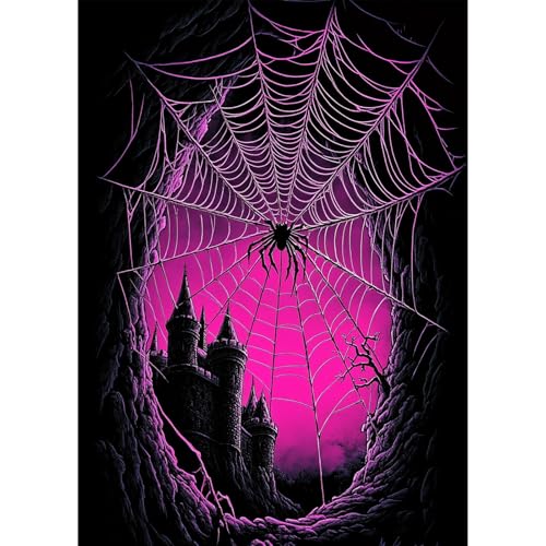 QENSPE Halloween Diamond Painting Kit Erwachsene, Diamond Art Spinnenweb, 5D Diamant Malerei DIY Gems Kreuznähte Diamants Kunst Handwerk für Haus Zimmer Wand Dekor 30x40cm QENSPE Halloween Diamond Painting Kit Erwachsene, Diamond Art Spinnenweb, 5D Diamant Malerei DIY Gems Kreuznähte Diamants Kunst Handwerk für Haus Zimmer Wand Dekor 30x40cm von QENSPE