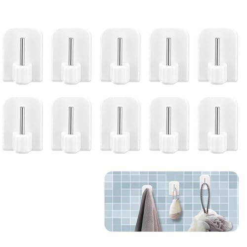 QEQSHQO 10 Stücke Selbstklebende Gardinenhaken, Klebehaken, Gardinenstange, Haken, Selbstklebend QEQSHQO 10 Stücke Selbstklebende Gardinenhaken, Klebehaken, Gardinenstange, Haken, Selbstklebend von QEQSHQO