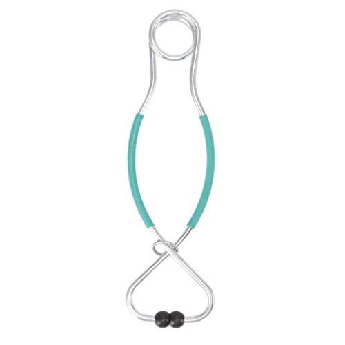 QERLONG Viehbullen Kuh Nase Zange Metallstempel starker Traktion für Farm Ranch Veterinär L. (Green) von QERLONG