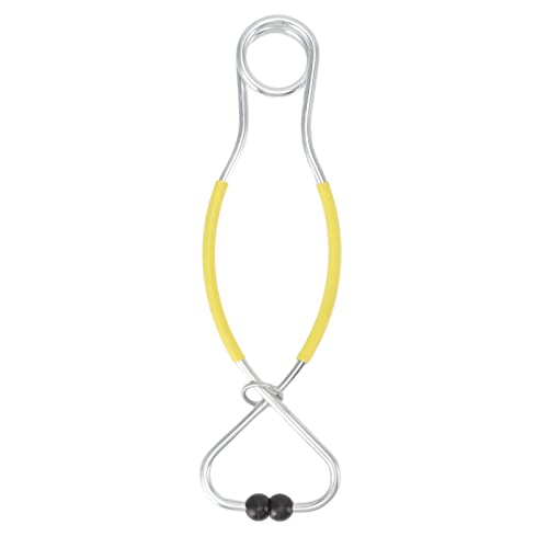 Viehbullen Kuh Nase Zange Metallstempel starker Traktion für Farm Ranch Veterinär L. (Yellow) von QERLONG