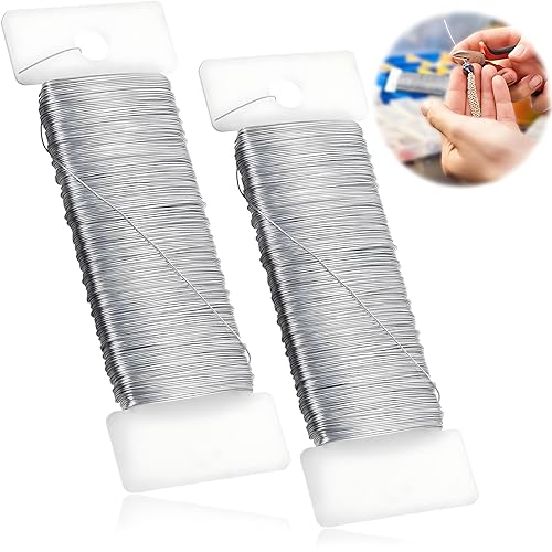 Basteldraht Silber schmuckdraht, Handwerk Draht zum basteln DIY Schmuckdraht Weich Anlaufgeschützter silberdraht basteldraht dünn für schmuckdraht silber Basteldraht Silber schmuckdraht, Handwerk Draht zum basteln DIY Schmuckdraht Weich Anlaufgeschützter silberdraht basteldraht dünn für schmuckdraht silber von QESSUVNC