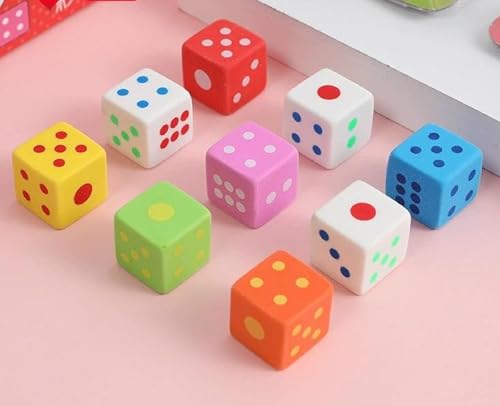 Radiergummis in 9 verschiedenen Farben, bunt, würfelförmig, lustiger und praktischer Schreibwarenbedarf für Schülerpreise Radiergummis in 9 verschiedenen Farben, bunt, würfelförmig, lustiger und praktischer Schreibwarenbedarf für Schülerpreise von QFSH