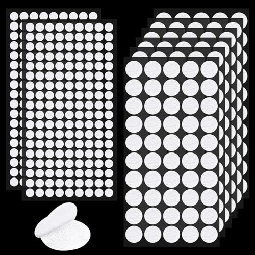 QHFlashbuy Klettpunkte Selbstklebend,208 Paar Klett Klebepunkte,Self Adhesive Klett Klebe Punkte,Rund Doppelseitig Klebende Klettverschluss für Papier,Kunststoff,Glas,Metall,DIY Basteln 10mm/20mm QHFlashbuy Klettpunkte Selbstklebend,208 Paar Klett Klebepunkte,Self Adhesive Klett Klebe Punkte,Rund Doppelseitig Klebende Klettverschluss für Papier,Kunststoff,Glas,Metall,DIY Basteln 10mm/20mm von QHFlashbuy