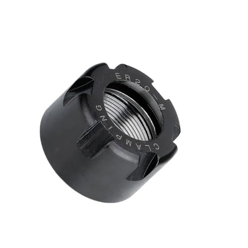 1 Stück ER-Typ-Spannzangenmutter A/M/UM for effizientes Spannen von Metall – kompatibel mit ER8/11/16/20/25/32/40 Fräsern(28mmx19mm) von QHKYQNELX