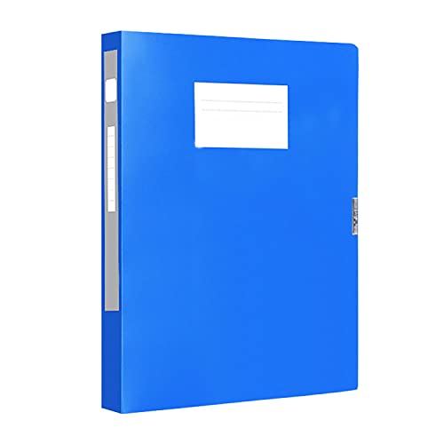 Amazon Marke -QHL PP Ordner blau Aktenordner Briefordner 2cm Stärke Ringbuch Material Ordner Büroordner für DIN A4, 315x235x20mm, Q1SR2 von QHL