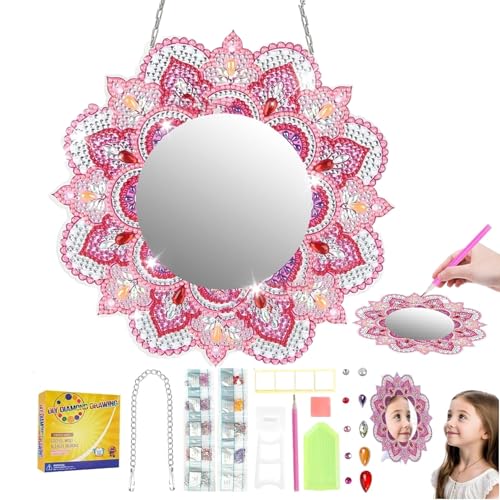 QHSXMQ Diamond Painting Kinder, Diamond Painting Spiegel, Basteln Diamantmalerei Spiegel Bastelset Kinder ab 6 7 8 10 Jahren, Diamond Paintings Mädchen, Geschenk für Mädchen 6 7 8 9 10 11 Jahre QHSXMQ Diamond Painting Kinder, Diamond Painting Spiegel, Basteln Diamantmalerei Spiegel Bastelset Kinder ab 6 7 8 10 Jahren, Diamond Paintings Mädchen, Geschenk für Mädchen 6 7 8 9 10 11 Jahre von QHSXMQ