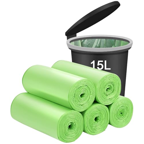 Biologisch Müllbeutel 100 Stück Biomüllbeutel 15L Kompostierbare Müllbeutel, Bio Beutel Küchen Lebensmittel Abfallbeutel für Küchen Büro Wohnzimmer Biologisch Müllbeutel 100 Stück Biomüllbeutel 15L Kompostierbare Müllbeutel, Bio Beutel Küchen Lebensmittel Abfallbeutel für Küchen Büro Wohnzimmer von QIANCSJ