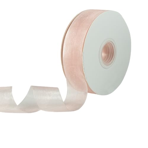 QIANF Organzaband, transparent, 2,5 cm, 45,7 m, Tüllband für Hochzeitseinladungen, Brautblumensträuße, Geschenkverpackung, Babyparty, Weihnachtsbaumdekoration, Schleifen, Basteln QIANF Organzaband, transparent, 2,5 cm, 45,7 m, Tüllband für Hochzeitseinladungen, Brautblumensträuße, Geschenkverpackung, Babyparty, Weihnachtsbaumdekoration, Schleifen, Basteln von QIANF