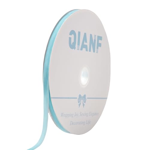 QIANF Samtband im Vintage-Stil, himmelblau, 0,9 cm x 22,7 m, Weihnachtsband für Geschenkverpackungen, Basteln, Weihnachtsbaumschmuck, Girlande, Dekorationen QIANF Samtband im Vintage-Stil, himmelblau, 0,9 cm x 22,7 m, Weihnachtsband für Geschenkverpackungen, Basteln, Weihnachtsbaumschmuck, Girlande, Dekorationen von QIANF