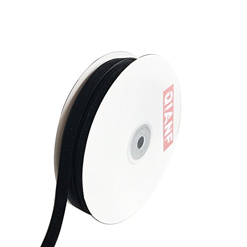 QIANF Schwarzes Samtband, 1,9 cm x 22,9 m QIANF Schwarzes Samtband, 1,9 cm x 22,9 m von QIANF