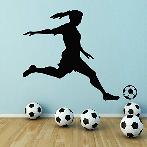 QIANGTOU Fußballspieler Wandtattoo Fußballtrainingsplatz Vinyl-Aufkleber Wandbild Wohnkultur für Mädchen Schlafzimmer Kinderzimmer Teens Room 72x57cm QIANGTOU Fußballspieler Wandtattoo Fußballtrainingsplatz Vinyl-Aufkleber Wandbild Wohnkultur für Mädchen Schlafzimmer Kinderzimmer Teens Room 72x57cm von QIANGTOU