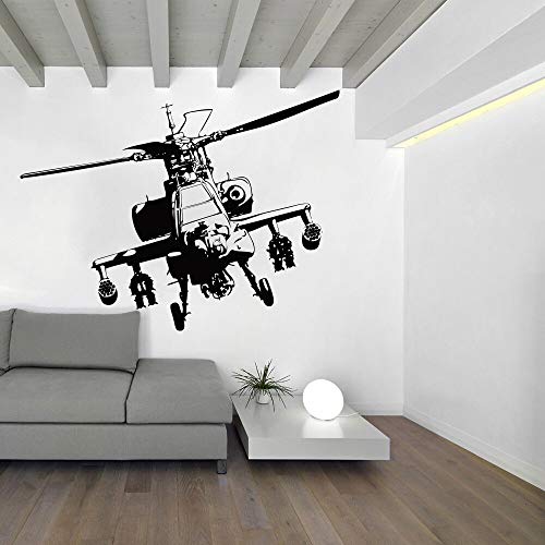 QIANGTOU Große Hubschrauber Wandaufkleber Junge Zimmer Schlafzimmer Flugzeug Flugzeug Armee Wandtattoo Wohnzimmer Kinderzimmer Vinyl Wohnkultur Wandbild 98x73cm QIANGTOU Große Hubschrauber Wandaufkleber Junge Zimmer Schlafzimmer Flugzeug Flugzeug Armee Wandtattoo Wohnzimmer Kinderzimmer Vinyl Wohnkultur Wandbild 98x73cm von QIANGTOU