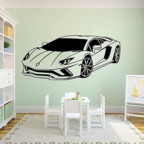 QIANGTOU Große i Rennwagen Fahrzeug Wandaufkleber Junge Zimmer Schlafzimmer Sportwagen Auto Wandtattoo Schlafzimmer Spielzimmer Vinyl Home 95x44cm QIANGTOU Große i Rennwagen Fahrzeug Wandaufkleber Junge Zimmer Schlafzimmer Sportwagen Auto Wandtattoo Schlafzimmer Spielzimmer Vinyl Home 95x44cm von QIANGTOU