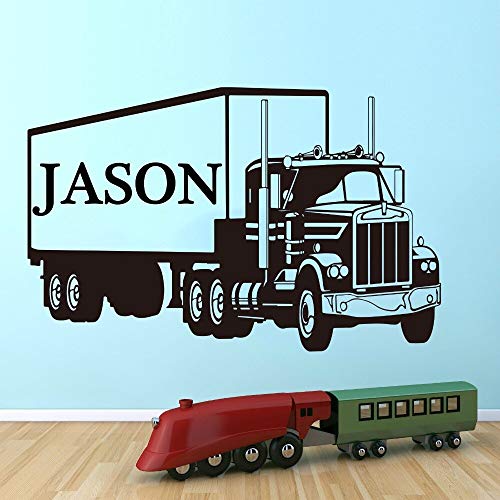 QIANGTOU Großer benutzerdefinierter Name LKW Wandaufkleber Junge Zimmer Schlafzimmer Personalisierter Name LKW Van Wandtattoo Kunst Wohnkultur Zimmer Vinyl PVC 113x73cm QIANGTOU Großer benutzerdefinierter Name LKW Wandaufkleber Junge Zimmer Schlafzimmer Personalisierter Name LKW Van Wandtattoo Kunst Wohnkultur Zimmer Vinyl PVC 113x73cm von QIANGTOU