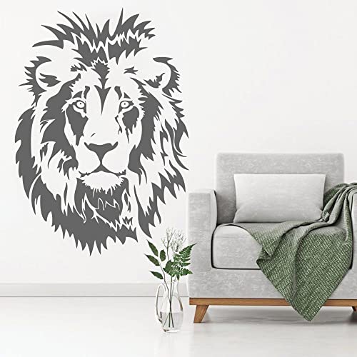 QIANGTOU Löwenkopf Kinder Wandtattoo Vinyl Wandaufkleber Tier Poster Dekoration Für Jungen Schlafzimmer Wohnzimmer Büro Haus Wohnkultur 42x61cm QIANGTOU Löwenkopf Kinder Wandtattoo Vinyl Wandaufkleber Tier Poster Dekoration Für Jungen Schlafzimmer Wohnzimmer Büro Haus Wohnkultur 42x61cm von QIANGTOU