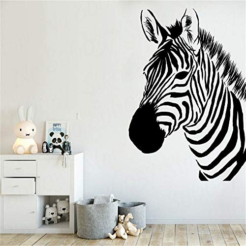 QIANGTOU Spaß Zebra Vinyl Wandaufkleber Wanddekor Für Kinderzimmer Babyzimmer Dekoration Wandtattoos Aufkleber Wandbilder Tapete 54x80cm QIANGTOU Spaß Zebra Vinyl Wandaufkleber Wanddekor Für Kinderzimmer Babyzimmer Dekoration Wandtattoos Aufkleber Wandbilder Tapete 54x80cm von QIANGTOU