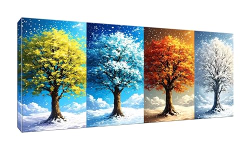 5D Diamond Painting Erwachsene Kinder, Diamond Painting Bilder Vier Jahreszeiten Baum Diamond Painting Zubehor, DIY Groß Full Drill Crystal Art Basteln, für Schlafzimmer Wanddeko 40x80 cm K-568 5D Diamond Painting Erwachsene Kinder, Diamond Painting Bilder Vier Jahreszeiten Baum Diamond Painting Zubehor, DIY Groß Full Drill Crystal Art Basteln, für Schlafzimmer Wanddeko 40x80 cm K-568 von QIANLUOO