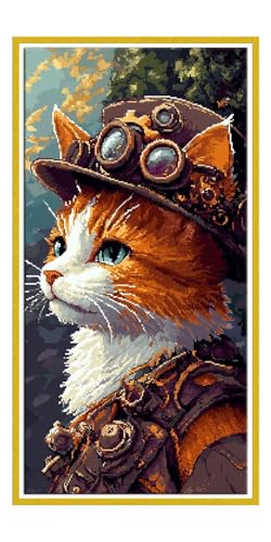 DIY Diamant Painting Tiere Katzen, Diamond Painting Erwachsene Groß xxl, 5D Diamant Malerei Kunst Bilder, Mosaikherstellung, Geeignet Als Geschenk, Zur Entspannung und Als Wanddeko 70x140cm t-134 DIY Diamant Painting Tiere Katzen, Diamond Painting Erwachsene Groß xxl, 5D Diamant Malerei Kunst Bilder, Mosaikherstellung, Geeignet Als Geschenk, Zur Entspannung und Als Wanddeko 70x140cm t-134 von QIANLUOO
