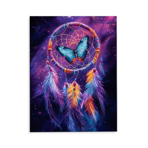 Malen Nach Zahlen Erwachsene Paint by Numbers Adults DIY Ölgemälde Leinwand Set mit 3 Pinsel und Acrylfarben für Home Weihnachten Deko Geburtstag Geschenk - 35 x 50 cm Ohne Rahmen (Traumennetz) t-44 von QIANLUOO
