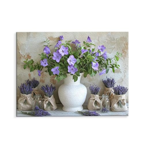 Malen Nach Zahlen Erwachsene Vase, Malen Nach Zahlen Kits mit Pinseln und Acrylfarben, DIY Ölgemälde Set Malen Basteln Leinwand Anfänger, Als Geschenk für Wanddeko, 80 x 110 cm (ungerahmt) y-431 von QIANLUOO