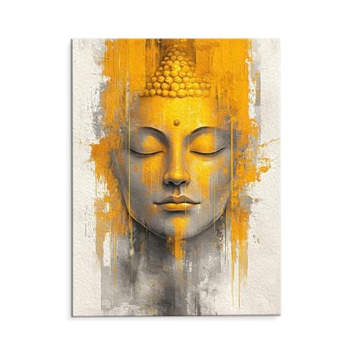 Malen Nach Zahlen Erwachsene Zen, Malen Nach Zahlen Kits mit Pinseln und Acrylfarben, DIY Ölgemälde Set Malen Basteln Leinwand Anfänger, Als Geschenk für Wanddeko, 80 x 110 cm (ungerahmt) y-90 von QIANLUOO