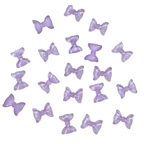 QIANQJL - 50 Stück 3D Süße Harz Kunst Perlen Knoten Nail Supplies Nail Art Dekoration Kunst für Party Hochzeit von QIANQJL