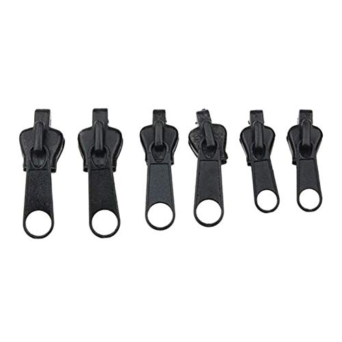 6PCS Zipper Repair Kit,Instant Zipper Clip & Zip Quick Fix, Universal Zipper Fixer with Metal Slide, 3 Different Zipper Sizes for 3# 5# and 7# Zippers von QIEZI