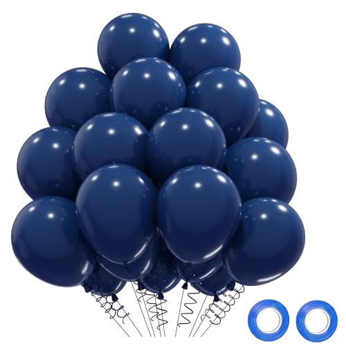 Luftballons Marineblau Dunkelblau, 52 Stück Blaue Luftballons Latex Luftballons Balloon Girlande Blau Helium Ballons Set Marineblaue Geburtstags Babyparty Hochzeits Taufe Party Deko Blau, 12 Zoll Luftballons Marineblau Dunkelblau, 52 Stück Blaue Luftballons Latex Luftballons Balloon Girlande Blau Helium Ballons Set Marineblaue Geburtstags Babyparty Hochzeits Taufe Party Deko Blau, 12 Zoll von QIFU