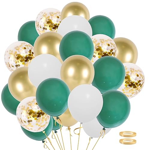 Grün Gold Weiß Luftballons von QIFU
