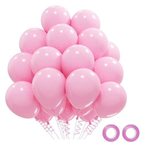 Luftballon Rosa 52 Stück Rosa Luftballons Geburtstag, Luftballons Pastell Rosa, Helium Ballons Geburtstag Babyshowerparty Deko Mädchen Hochzeit Party Deko, Geburtstagsdeko Frauen Mädchen Luftballon Rosa 52 Stück Rosa Luftballons Geburtstag, Luftballons Pastell Rosa, Helium Ballons Geburtstag Babyshowerparty Deko Mädchen Hochzeit Party Deko, Geburtstagsdeko Frauen Mädchen von QIFU