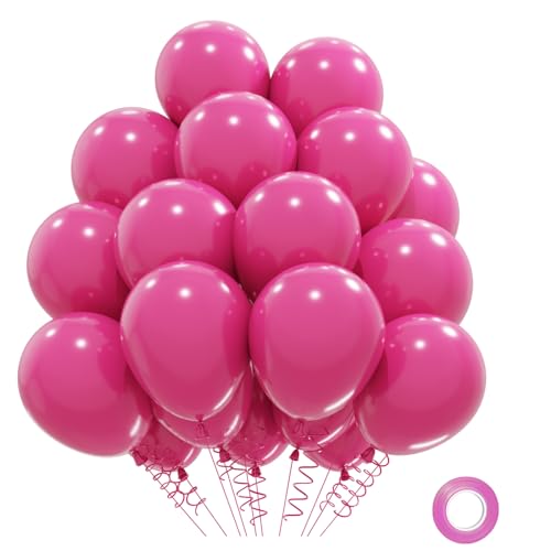Luftballons Rosa 31 Stück Luftballon Heißes Rosa Geburtstag, Luftballons Pink Helium Ballons Taufe Babyparty Hochzeit Party Deko Geburtstagsdeko Rosa, 12 Zoll Luftballons Rosa 31 Stück Luftballon Heißes Rosa Geburtstag, Luftballons Pink Helium Ballons Taufe Babyparty Hochzeit Party Deko Geburtstagsdeko Rosa, 12 Zoll von QIFU