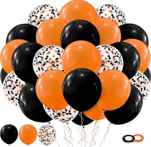 Orange und schwarze Ballons Halloween Party von QIFU