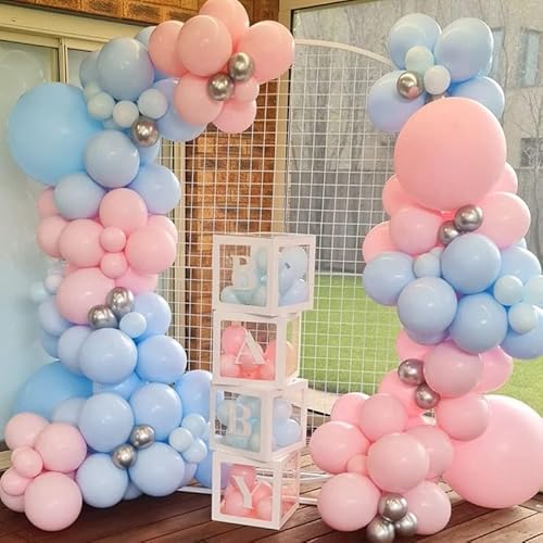 Rosa Blau Ballonbogen Kit für Party Dekoration von QIFU
