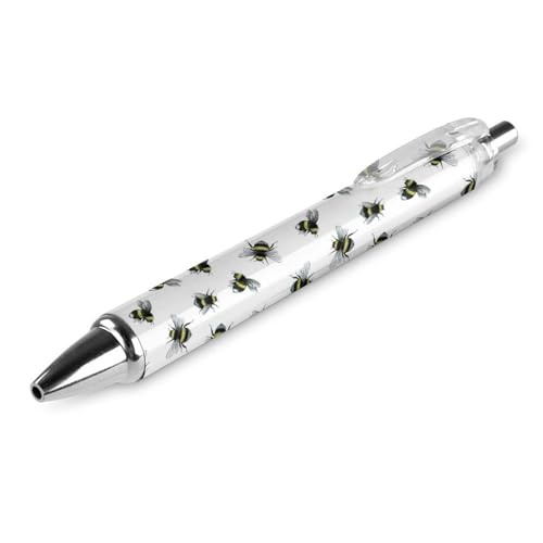 QIJIUU Flying Print Kugelschreiber für Damen und Herren, 0,5 mm, feiner einziehbarer Kugelschreiber, 1 Stück von QIJIUU