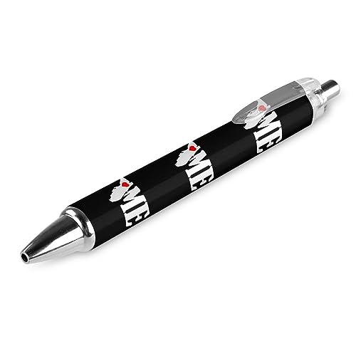 QIJIUU Home Love State Kugelschreiber, Herzform, einziehbarer Stift, Arbeitsstifte, Rollkugelschreiber für Büro, Zuhause, 1 Stück von QIJIUU